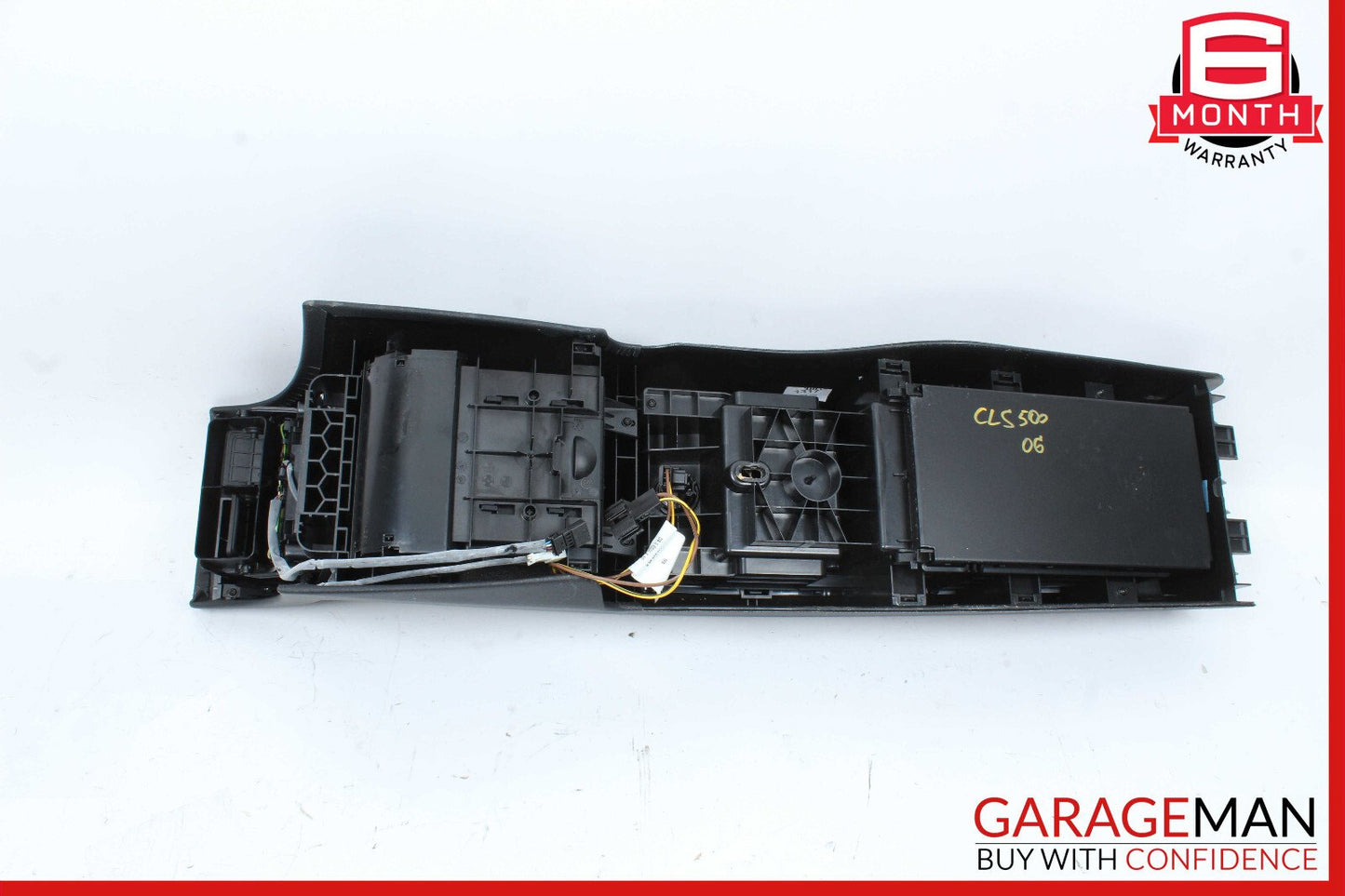 06-11 Mercedes W219 CLS500 Rear Center Console Armrest Storage OEM