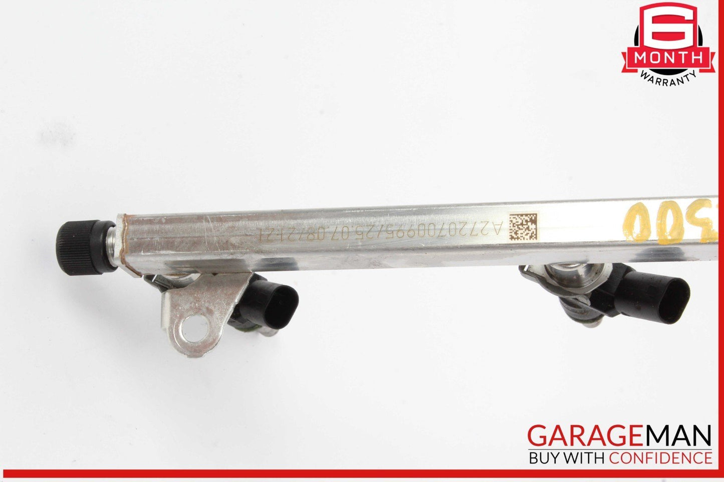 05-12 Mercedes W204 C300 E350 SLK300 Fuel Injector Rail w/ Fuel Injectors OEM