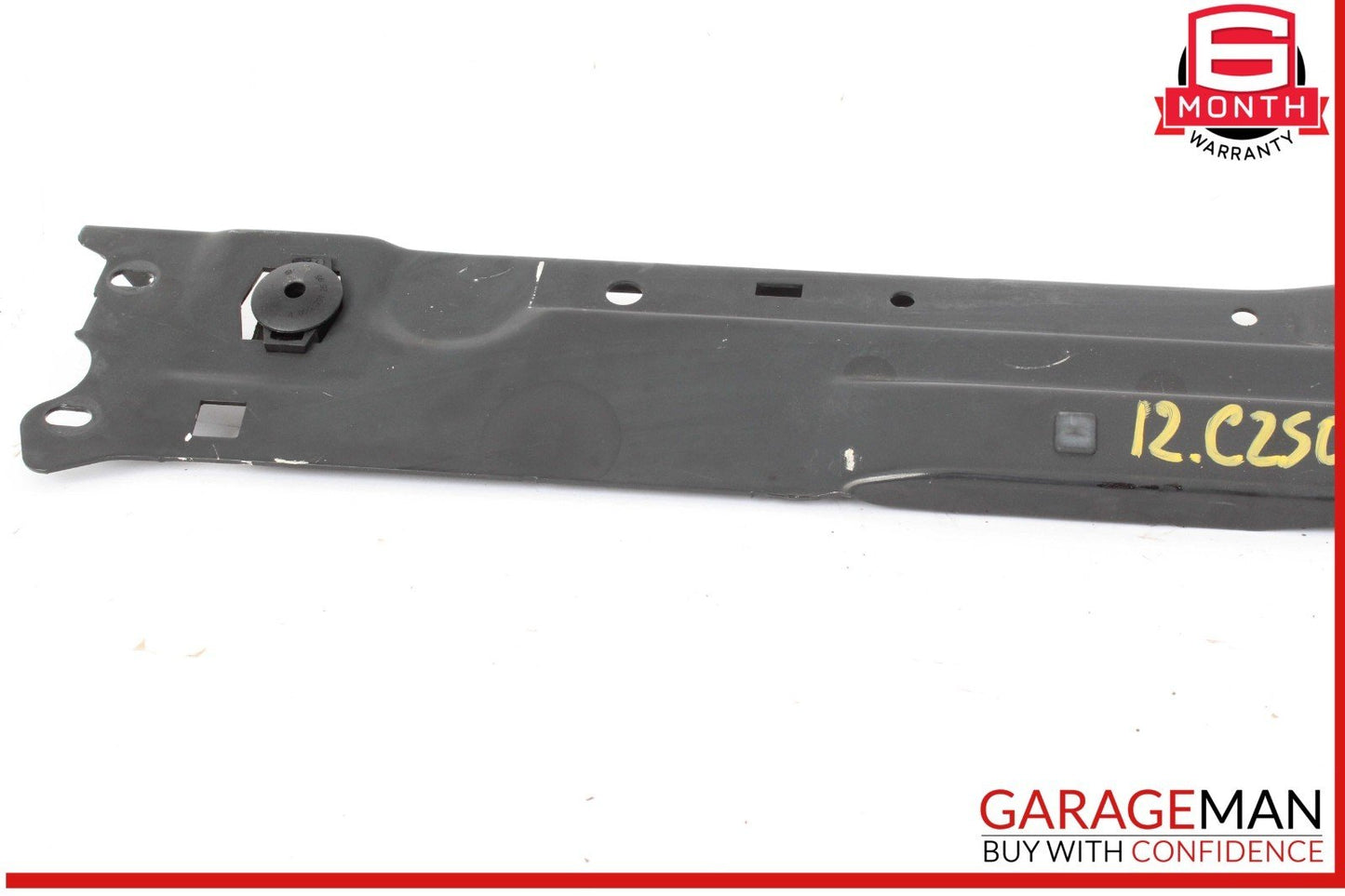 08-14 Mercedes W204 C250 C350 C280 Upper Radiator Core Support Bar Black OEM
