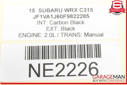 15-21 Subaru WRX Rear Left Driver Side CV Axle Shaft  28421AJ021 OEM