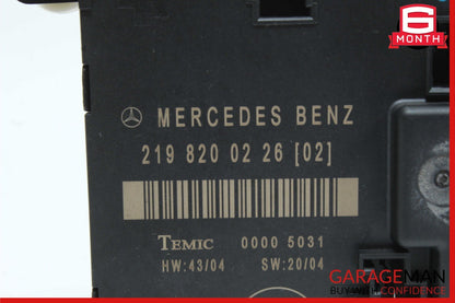06-11 Mercedes W219 CLS500 CLS550 CLS350 Rear Left Door Control Module Unit