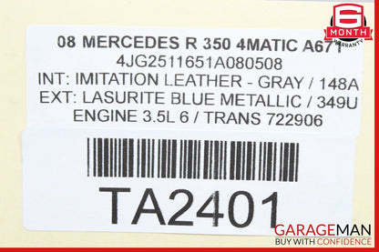 06-10 Mercedes W251 R350 R550 Rear Left Drive Axle CV Half Shaft Driveshaft