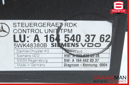 06-13 Mercedes W164 ML350 CLS350 TPMS Tire Pressure Control Module Unit OEM