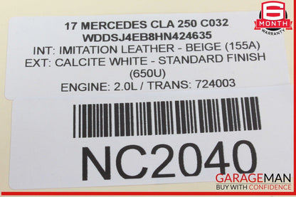 14-20 Mercedes W117 CLA250 Rear Left / Right Side Suspension Lower Control Arm