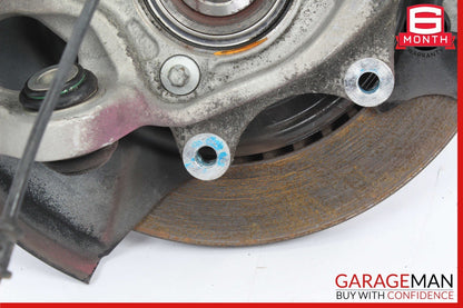 10-18 Mercedes W212 E350 Rear Right Side Spindle Knuckle Hub w/ Rotor Disc OEM
