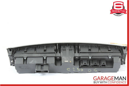 05-07 Mercedes W203 C230 C320 Dashboard Door Lock Hazard Light Control Switch