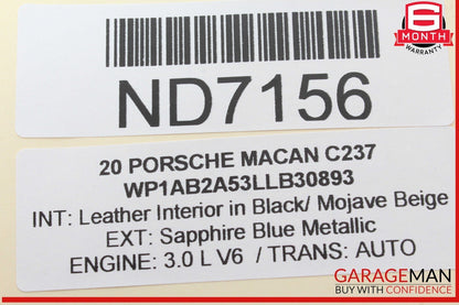 15-24 Porsche Macan 95B Automatic Transmission Floor Gear Shifter Selector Box