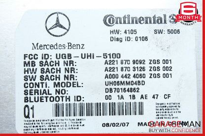 07-13 Mercedes W221 S550 CL550 Bluetooth Communication Controller Module OEM