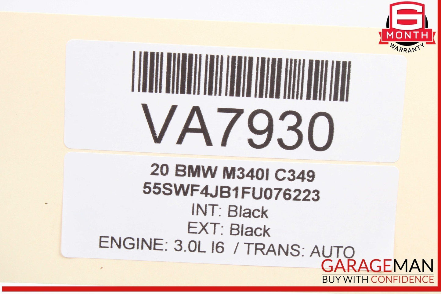 19-24 BMW M340i G20 Front Right Passenger Side Seat Occupancy Sensor Module OEM