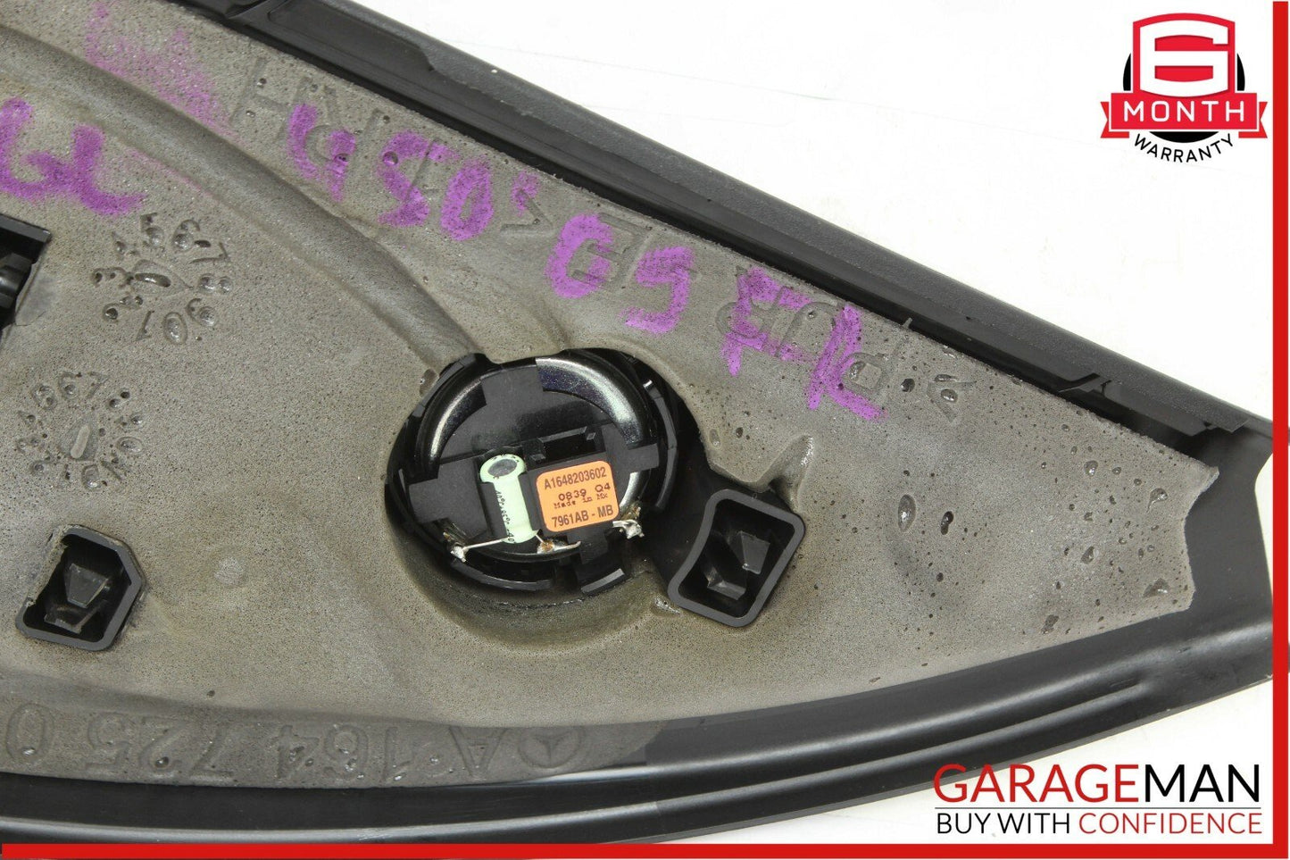 06-12 Mercedes GL450 ML350 Front Right Door Audio Tweeter Speaker Cover Black