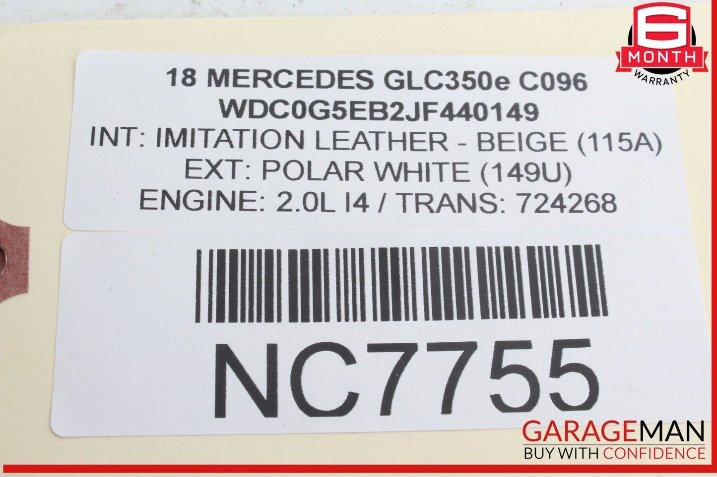18-20 Mercedes X253 GLC350e Front Right Passenger Side Radiator Support Bracket