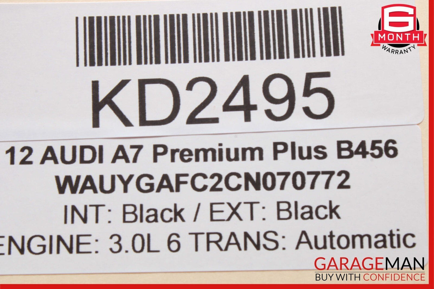 11-17 Audi A7 Front Right Side Blind Spot Sensor Control Module Unit OEM