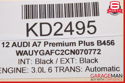 11-17 Audi A7 Front Right Side Blind Spot Sensor Control Module Unit OEM