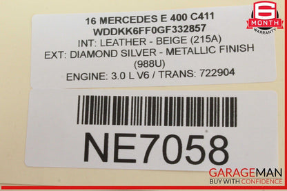 08-18 Mercedes W207 E400 E550 Front Left Side Door Control Module Unit OEM