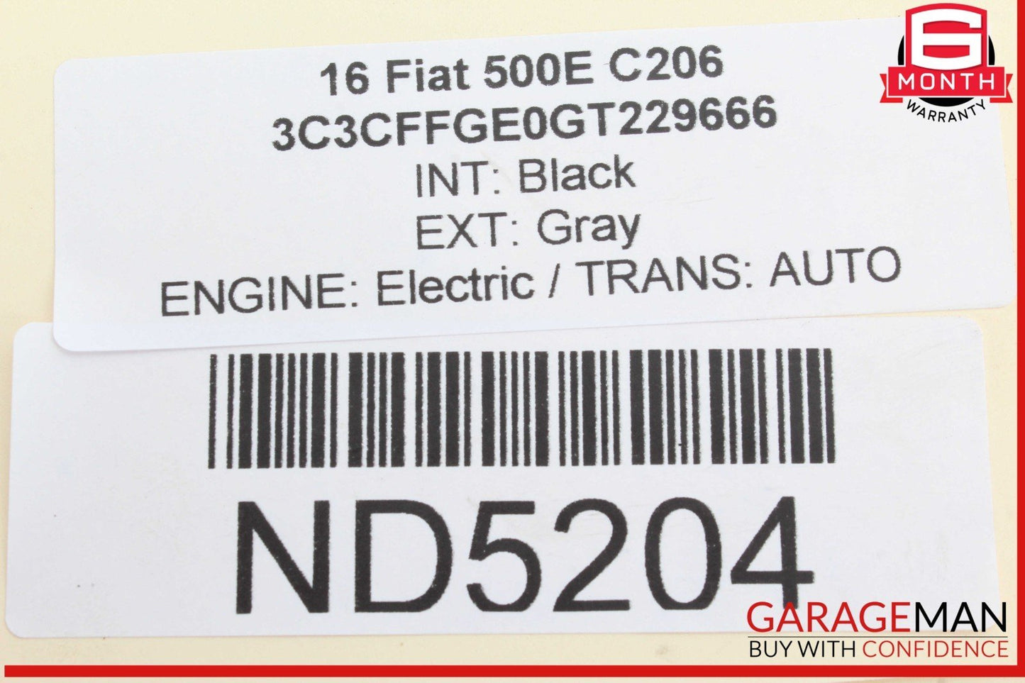 12-19 Fiat 500E EV Electric Auxiliary Coolant Water Pump 52014553AC OEM