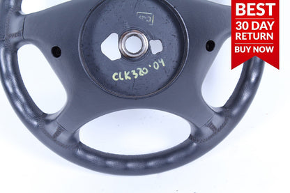 03-09 MERCEDES W209 CLK320 CLK550 STEERING WHEEL BLACK A55 OEM