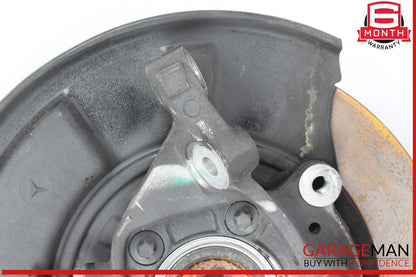 03-12 Mercedes R230 SL550 Rear Left Side Spindle Knuckle Hub w/ Rotor Disc OEM