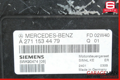 03-05 Mercedes W203 C230 ECU Engine Control Unit 2710109702 Flashed OEM