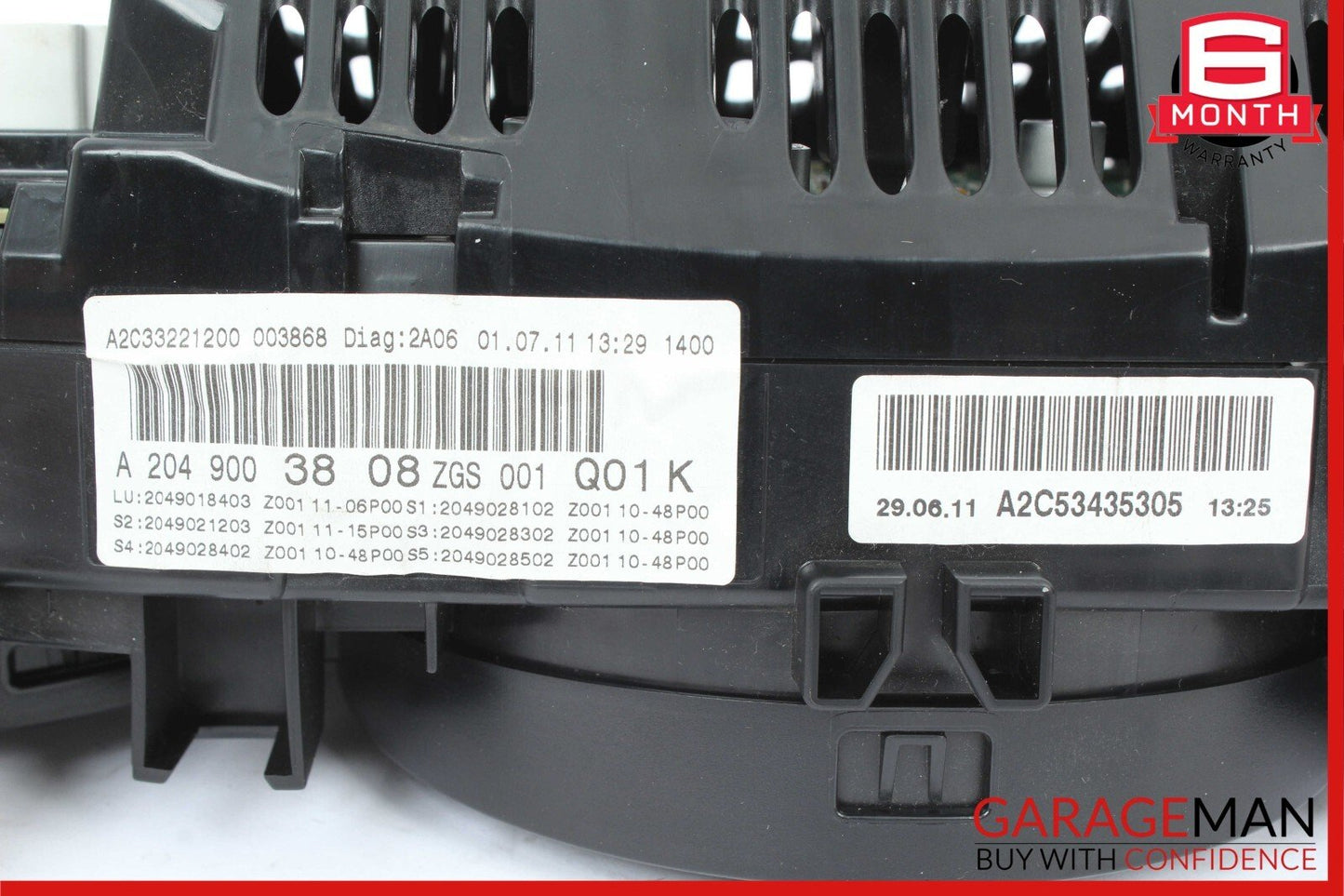 12-14 Mercedes W204 C250 C300 C350 Instrument Speedometer Cluster Odometer