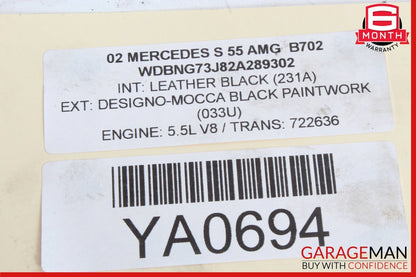 00-06 Mercedes W220 S55 AMG CL500 Rear Left / Right Suspension Upper Control Arm