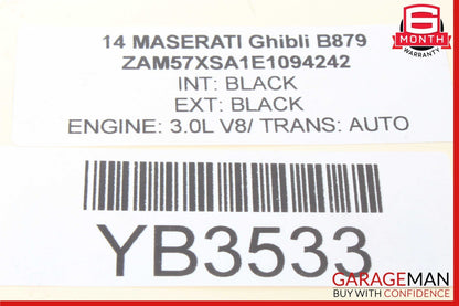 14-17 Maserati Ghibli M157 Front Left Driver Side Dash AC A/C Air Vent Grille