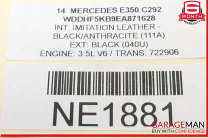 12-16 Mercedes W212 E350 C350 Engine Drive Belt Tensioner Pulley 2762000370 OEM