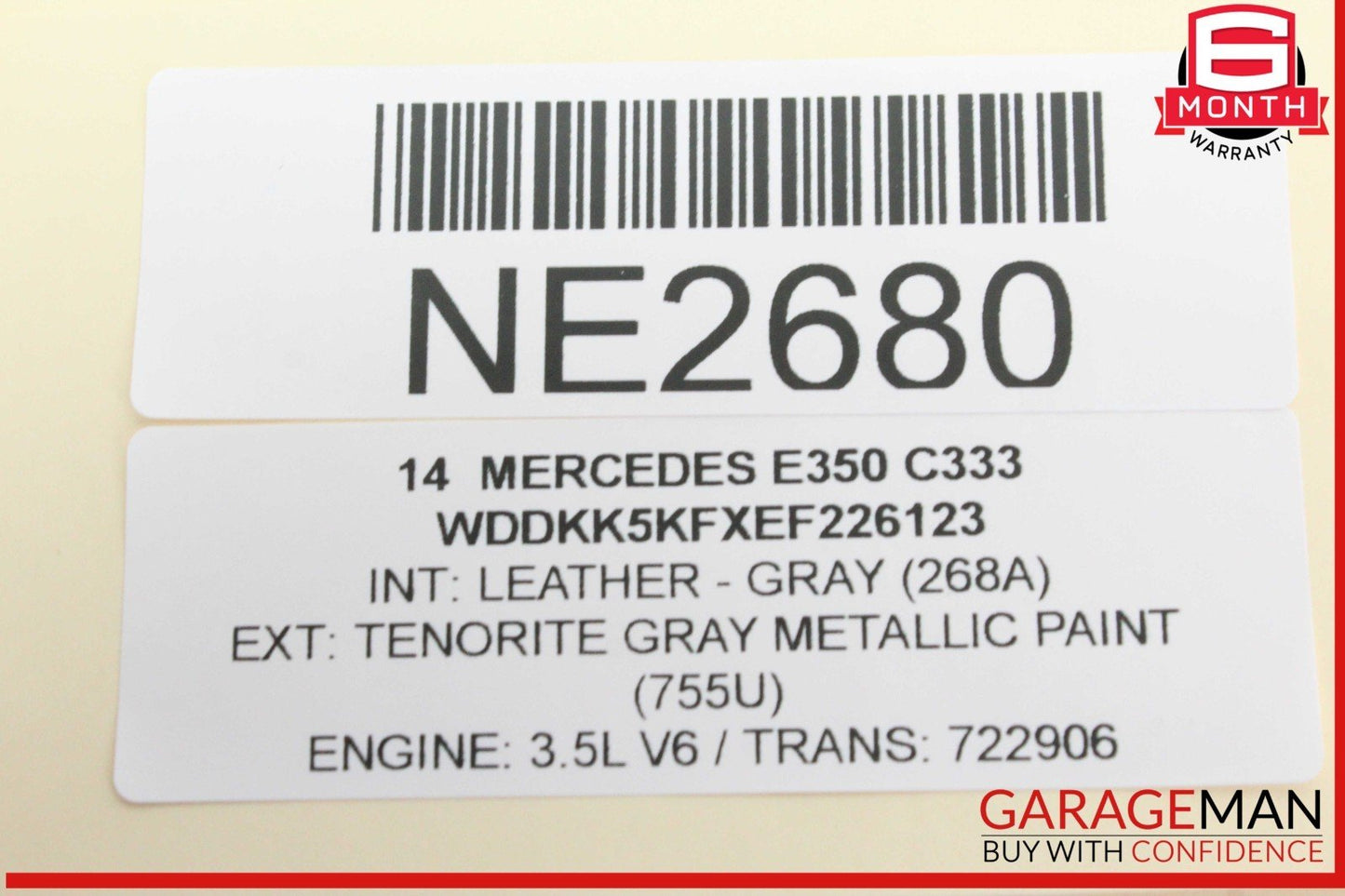08-18 Mercedes W212 E350 Front Right Passenger Side Door Control Module Unit OEM