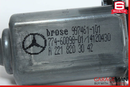 07-13 Mercedes W221 S400 S550 Rear Right Side Door Window Regulator Motor Unit