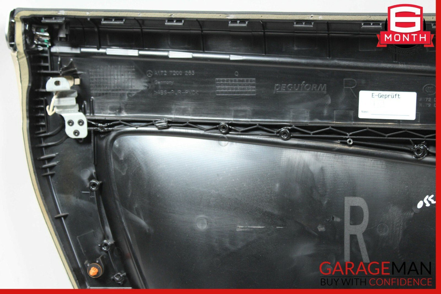 12-16 Mercedes R172 SLK350 Front Right Side Interior Door Panel Assembly Beige
