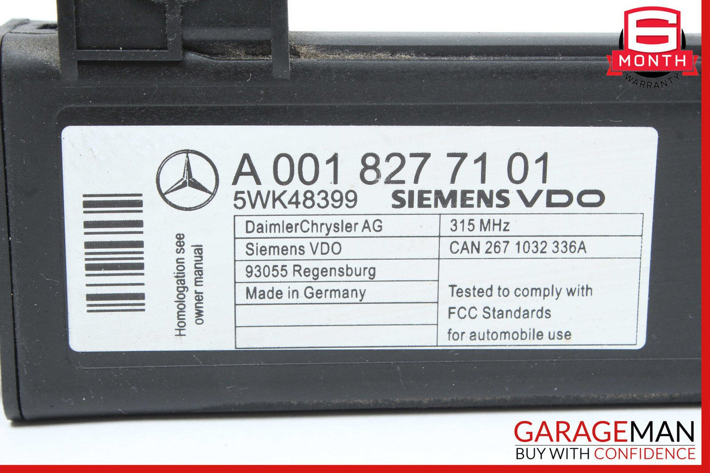 07-13 Mercedes W211 E320 Tire Pressure Monitoring System TPMS Receiver Module