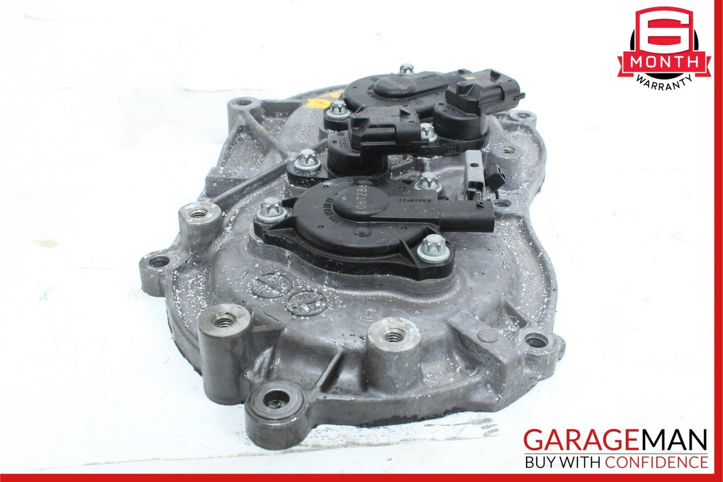 06-10 Mercedes R350 CLK350 E350 Front Left Engine Timing Chain Plate Valve Cover