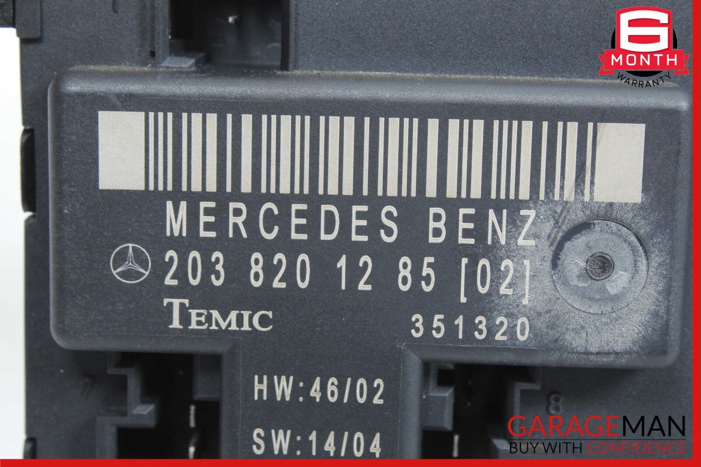 01-07 Mercedes W203 C230 Kompressor Front Right Side Door Control Module OEM