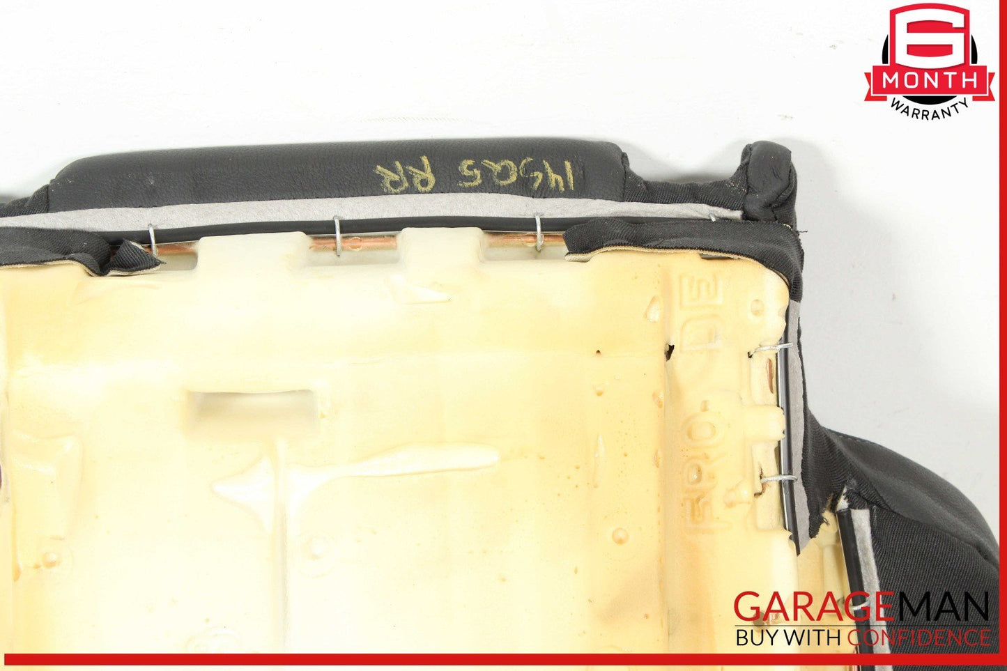 14-17 Audi SQ5 Rear Right Bottom Lower Seat Cushion Black OEM