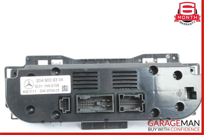 08-11 Mercedes W204 C350 AC A/C Heater Climate Temperature Switch Control Module