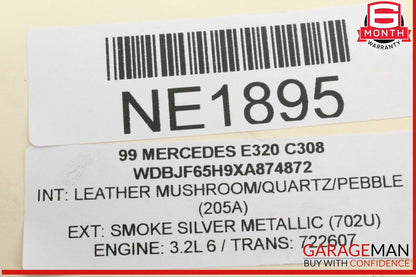 99-08 Mercedes W210 E320 Power Steering Pump Reservoir Assembly 0004600183 OEM
