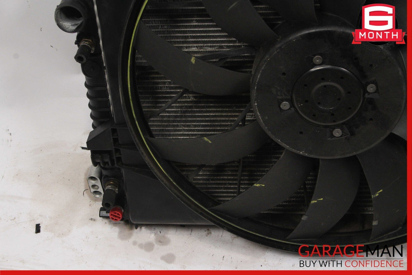 06-12 Mercedes X164 GL450 Cooling Radiator AC A/C Condenser Fan Motor Assembly