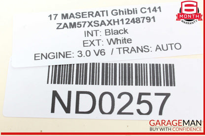14-20 Maserati Ghibli M157 Headlight Adjustment Switch Controller 670019921 OEM