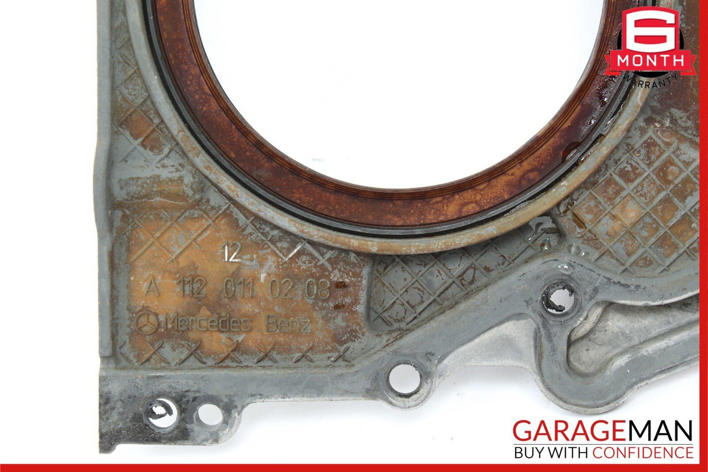 03-06 Mercedes S55 CL55 E55 AMG Engine Motor Crankshaft Rear Cover Seal Assembly