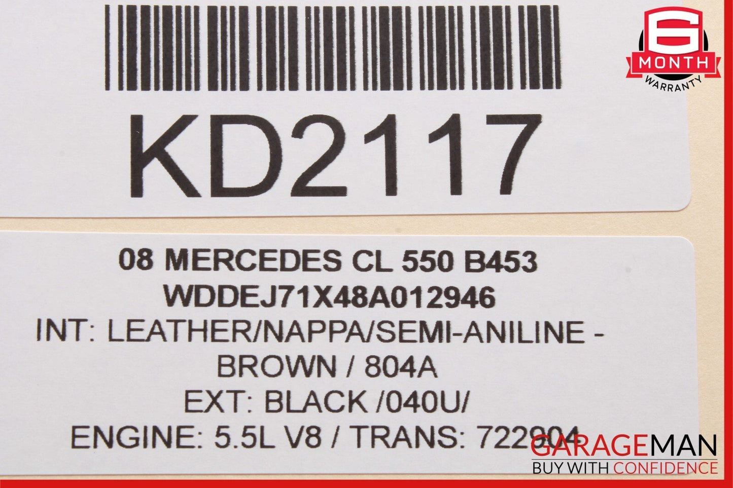 07-13 Mercedes W216 CL550 Trunk Telephone Phone Antenna Module Unit 2168201375