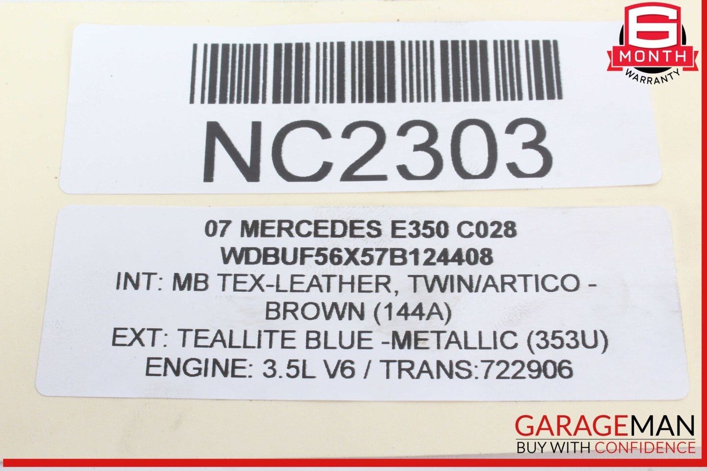 05-13 Mercedes W211 E350 Front Left Driver Side Engine Timing Chain Cover Plate