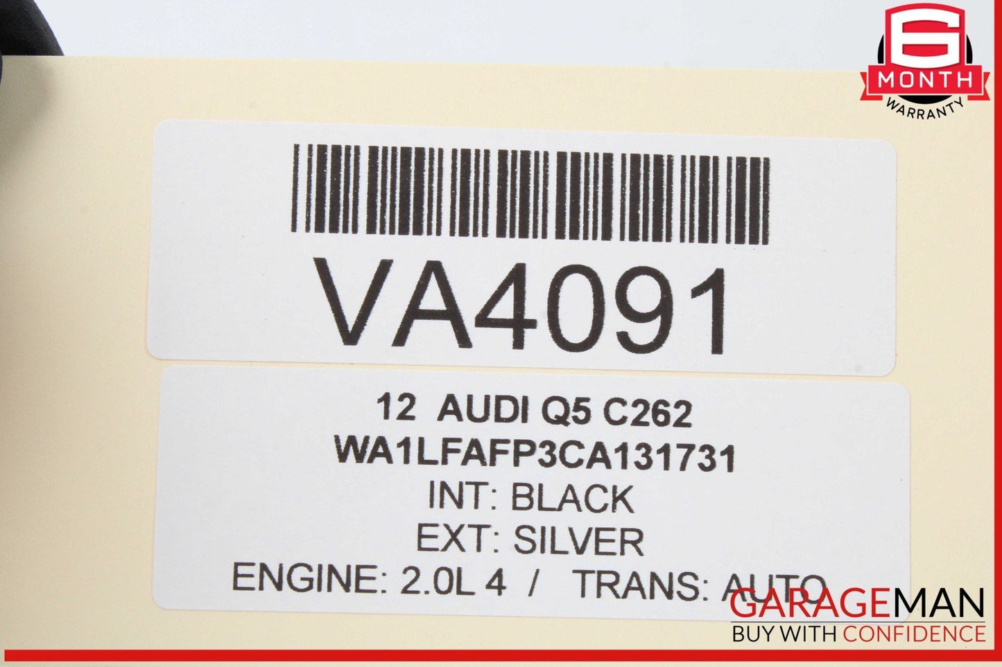 09-17 Audi Q5 Front Left Driver Side Window Regulator Motor 8K0959801B OEM
