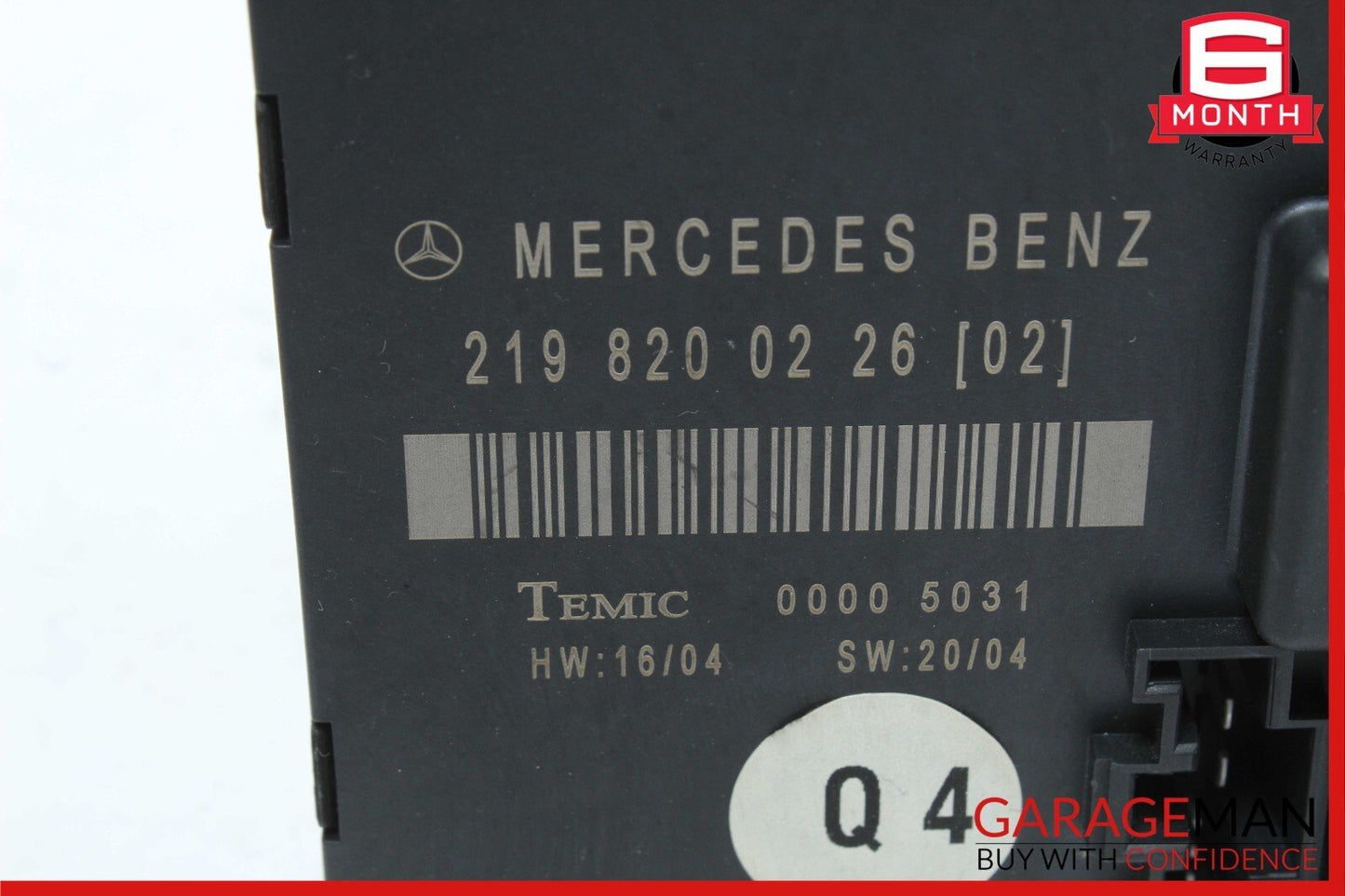06-11 Mercedes W219 CLS500 Rear Left Side Door Control Module 2198200226 OEM