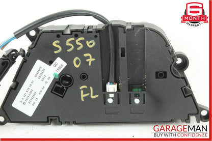 07-13 Mercedes W221 S550 CL550 Front Left Driver Side Seat Control Switch Set