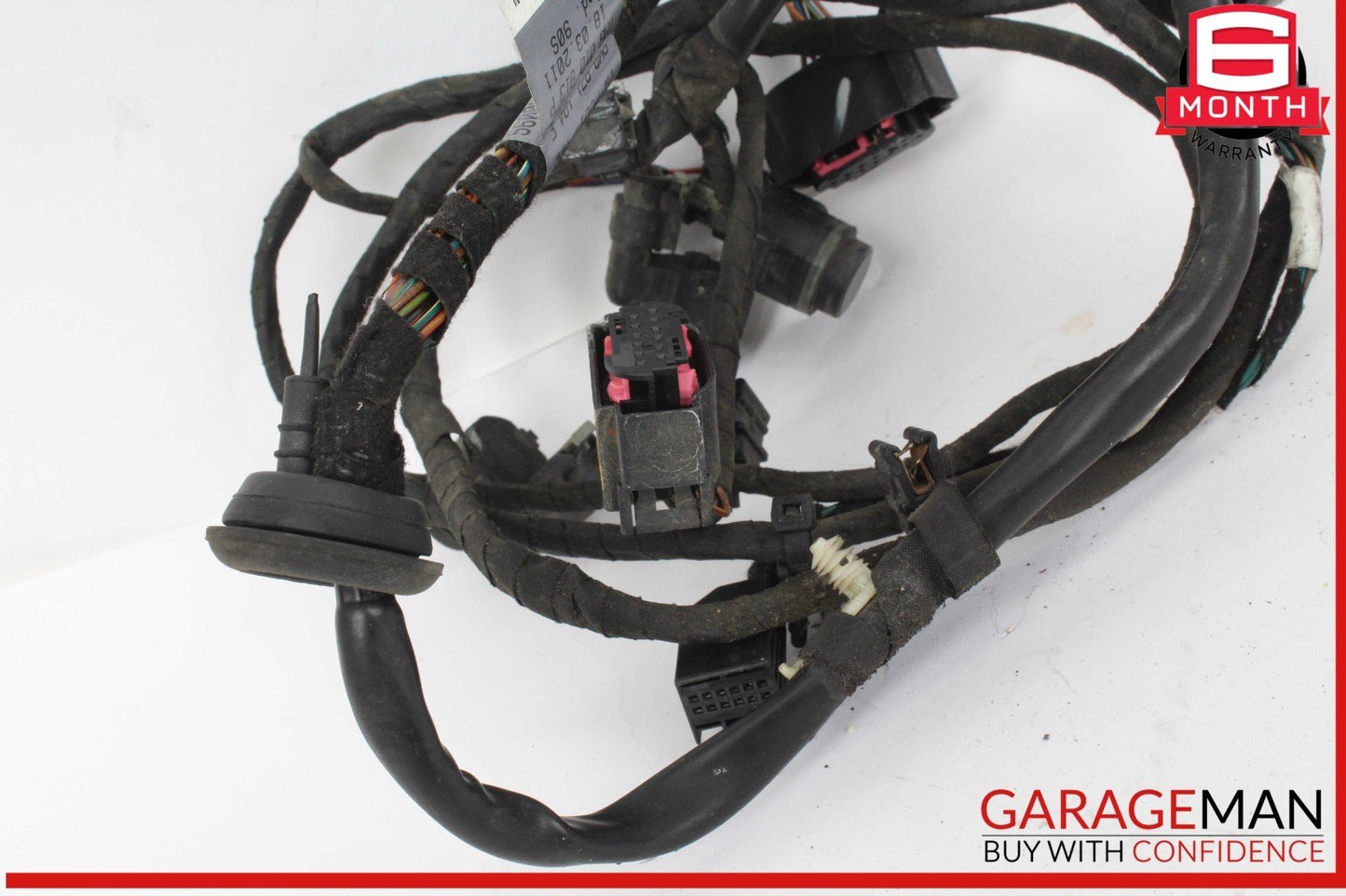 09-12 Audi S4 Rear Bumper Wire Wiring Harness w/ PDC Parking Assist Sensors OEM