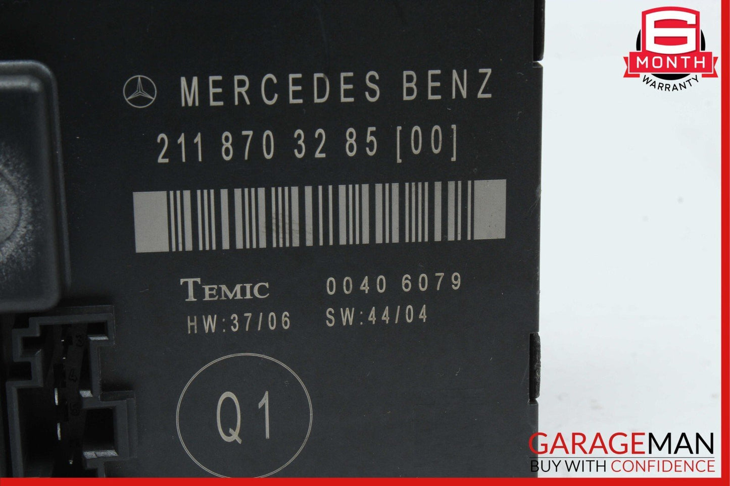 03-09 Mercedes W211 E350 E500 E550 Rear Right Door Control Module Unit