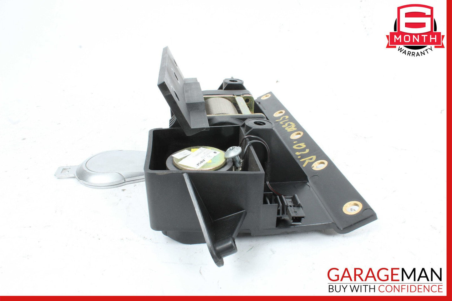 03-08 Mercedes R230 SL500 Rear Right Seat Belt Retractor Luggage w/Speaker OEM