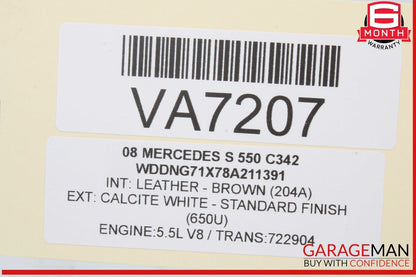 07-09 Mercedes W221 S550 CL550 Parking Back Up Reverse Distance Control Module