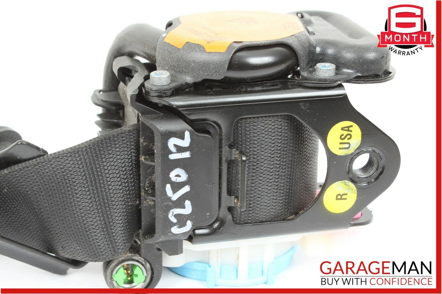 12-14 Mercedes W204 C250 Coupe Front Right Side Seat Belt Retractor Black