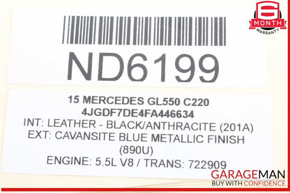 11-20 Mercedes X166 GL550 GL450 Alternator Generator 180A 0141540902 OEM
