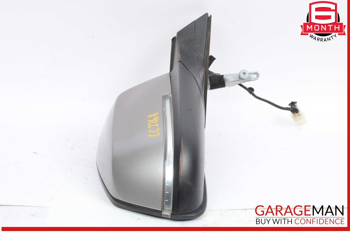 14-21 BMW i3 I01 Hybrid Front Right Side Door Rear View Mirror Heated Gray OEM